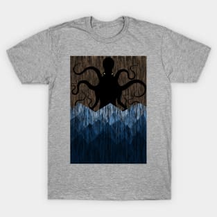 Cthulhu's sea of madness - Brown T-Shirt